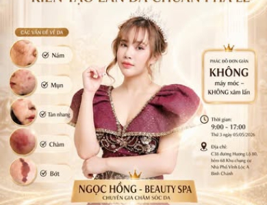 Học nghề làm đẹp uy tín tại Bình Chánh – Khai giảng khóa đào tạo chuyên sâu chỉ 6tr999 tại Ngọc Hồng Spa